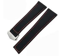 NXNONEPD 20mm 22mm Watch Bracelets Canvas Nylon Leather Strap Fold Buckle Black Band，For AQUARACER Series Band Replace