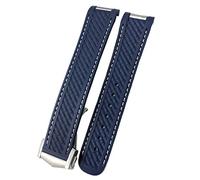 NXNONEPD 20mm Rubber Silicone Watch Strap Fit For Omega Moon AT150 300 Steel Buckle Watchband Bracelets Rose Gold