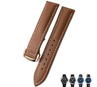 NXNONEPD 21mm 20mm 22mm Cow Leather Watch Strap for Omega 300 Bands