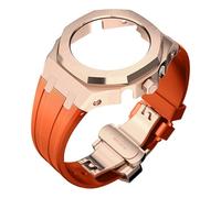 NXNONEPD 4th Generation GA2100 Rubber, Metal Bezel Strap Kit with Dial Butterfly Buckle for Men/Women GA2100 Upgrade DIY Replacement Accessories Set watch strap