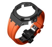 NXNONEPD 4th Generation GA2100 Rubber, Metal Bezel Strap Kit with Dial Butterfly Buckle for Men/Women GA2100 Upgrade DIY Replacement Accessories Set watch strap