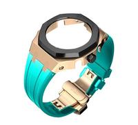 NXNONEPD 4th Generation GA2100 Rubber, Metal Bezel Strap Kit with Dial Butterfly Buckle for Men/Women GA2100 Upgrade DIY Replacement Accessories Set watch strap