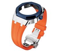 NXNONEPD 4th Generation GA2100 Rubber, Metal Bezel Strap Kit with Dial Butterfly Buckle for Men/Women GA2100 Upgrade DIY Replacement Accessories Set watch strap
