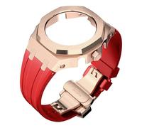 NXNONEPD 4th Generation GA2100 Rubber, Metal Bezel Strap Kit with Dial Butterfly Buckle for Men/Women GA2100 Upgrade DIY Replacement Accessories Set watch strap