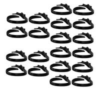NXNONEPD 5Sets parejas de anillos de defensa anillo de diablo para mujeres anillo prometedor para ella su anillo abierto ajustable 4pcs*5