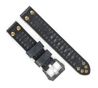 NXNONEPD ALMVIS Vintage Leather Handmade Watch Band 18mm 20mm 22mm 24mm Rivet Watchbands Carving Buckle Strap For Watches Accessorie Band replacement