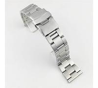 NXNONEPD diving silk replacement watch band 18mm 20mm 22mm 24mm 26mm s double lock buckle stainless steel strap metal bracelet bracelet