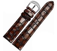 NXNONEPD Fashion watchband Clear Personality Crocodile Texture Strap Wrist Watch Band 18mm 20mm 22mm Blue