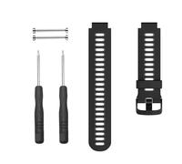 NXNONEPD For Forerunner 220 Watch Bands Black Buckle Sport Silicone Watch Strap Replacement for Forerunner 230/220/235/620/630/735XT and Approach S20/S5/S6 Smart watch band