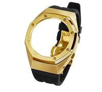 NXNONEPD GA2100 4er kit de modernización de reloj de reloj de goma de bisel de acero inoxidable de acero inoxidable