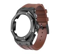 NXNONEPD GA2100 5rd Model Home Oak Metal Bezel Silicone Strap Simple In-one Watch Bands For GA2100/2110 Accessories