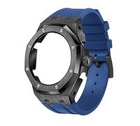 NXNONEPD GA2100 5rd Model Home Oak Metal Bezel Silicone Strap Simple In-one Watch Bands For GA2100/2110 Accessories