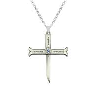 NXNONEPD jewelry Anime Necklace for Women Men Dracule Mihawk Cross Metal Necklaces Men Jewelry Pendant Chains Choker Collares Gift jewelry