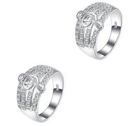 NXNONEPD Música Nota Anillo ANILLO TENTRO ANILLO CONDICIÓN ANILLO DEL ANILLO DEL ARRILLADO For Women Woman Band Band Ring Rings Anillos de moda Anillos de moda Rings Shiny Music Symbol Jewelry Plata