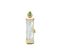 NXNONEPD Natural Hetian Jade colgante de damas Cabecillo de la corte china Estilo de la corte antigua del antiguo encanto de la antigua joyería exquisita (Color de la gema: collar 45 cm 9)