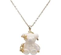 NXNONEPD necklace Accessories Bear For Women, Sterling Silver Cute Cartoon Star Animal, Gummy Necklace, Jewelry, Charm, Panda Girls, Claw
