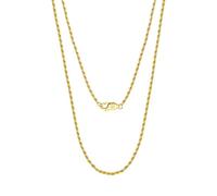 NXNONEPD Necklace for Women and Men, Couples Jewelry Necklace Simple 1.7MM Width Rope Chain Chain Necklaces - Jewelry Birthday Gift