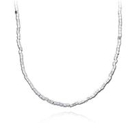 NXNONEPD necklace Silver Necklaces For Women,Cube Women Sterling Thin Box Chain Dainty Trendy Choker Jewelry Her Girls Couples
