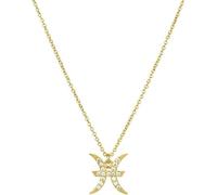 NXNONEPD necklace Sterling Silver Chain,Zodiac Signs Elegant Ladies Ancient Symbols Zirconia Choker Horoscope Symbol Pendant Jewelry For Girls Birthday Present
