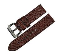 NXNONEPD New Watch Accessories 20 22 24 26mm Italian Cow Leather Watchbands Brown Watch Strap Compatible With Watch Band