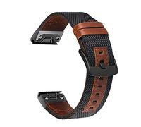 NXNONEPD Quick release Leather Watch Band Strap For Fenix 6 6X Pro Easy Fit Strap For Fenix 3 3HR 5X 5 Plus 6 Pro bracelet