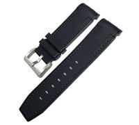 NXNONEPD YSJNGF 23 mm 22 mm Banda de reloj de goma natural de 22 mm para cincuenta fathoms Silicone Watch Strap pulsera de dos tonos Black Blackets