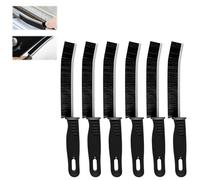 NXPUXP 6 Piezas Cepillo de Limpieza de Grietas,Cepillo de Cerdas Duras para Limpieza de Grietas,para Inodoro,Baño,Hogar,Bañera,Fregadero,Hogar,Ventana