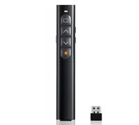 NXPUXP Wireless Presenter,Puntero de Control Remoto de Presentación Inalámbrico,Puntero Presentaciones,Presentación Remota de Diapositivas Para Presentaciones de PowerPoint(Negro)