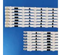 NXSUCALBR Barras de luz LED for TV Samsung UE40F6400AK UE40F6410AW UE40F6500AB UE40F6505SB Kit de tira de luz de fondo LR 13 lámparas LED Lente 14 bandas