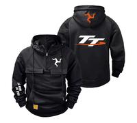 NXTBHDCW Sudadera con Capucha Estampada Hombre Abrigos para I.s.l.e of M.a.n T..T Cómodas Primavera Y Otoño Deportiva Tops Jerséis Ropa Chaqueta-HeiSe||m