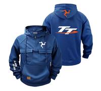 NXTBHDCW Sudadera con Capucha Estampada Hombre Abrigos para I.s.l.e of M.a.n T..T Cómodas Primavera Y Otoño Deportiva Tops Jerséis Ropa Chaqueta-SLanSe||3X_l