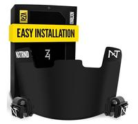 Nxtrnd VZR1 - Visera para Casco de fútbol Americano, tecnología de Lente Plana, para Adultos y niños, Negro