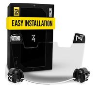 Nxtrnd VZR1 - Visera para Casco de fútbol Americano, tecnología de Lente Plana, para Adultos y niños, Transparente