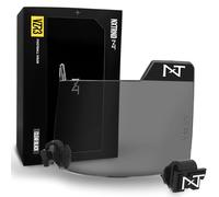 Nxtrnd VZR3 - Visera Curvada para Casco de fútbol Profesional, Escudo para Cascos de fútbol Juveniles y Adultos, Incluye Clips para la Visera, Paquete de calcomanías y paño de Limpieza