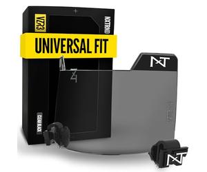 Nxtrnd VZR3 - Visera Curvada para Casco de fútbol Profesional, Escudo para Cascos de fútbol Juveniles y Adultos, Incluye Clips para la Visera, Paquete de calcomanías y paño de Limpieza
