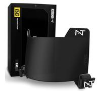 Nxtrnd VZR3 - Visera de fútbol, tecnología de Lentes de Burbujas, se Adapta a Cascos de fútbol para Adultos y jóvenes (Negro)