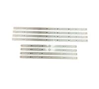 NXVASKEIP Tira de LED for Strong SRT40FZ4003N V-4028LT2 MTV-4030LT2 MTV-4031LT2 MTV-4128LT2 Haier LE40A7100L LE40B3000 LED40ME1000 Barra de Luces(8pcs For 2 TV)