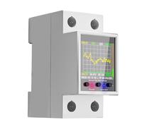 Nxyupv GR2P 100A Medidor de Electricidad Inteligente Tuya WiFi Medidor de Energía de Riel DIN Monitor de Pantalla Digital Amperímetro de Curva de Voltaje