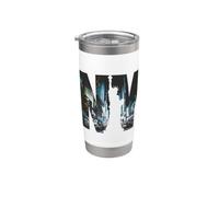 NY New York City Tee shirts, Cool New York City Times Square Vaso térmico de acero inoxidable de doble pared