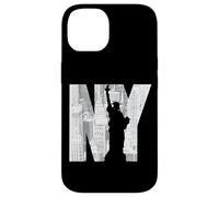 NY Skyline Statue of Liberty Urban Design Carcasa para iPhone 14
