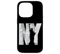 NY Skyline Statue of Liberty Urban Design Carcasa para iPhone 14 Pro
