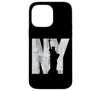 NY Skyline Statue of Liberty Urban Design Carcasa para iPhone 14 Pro Max