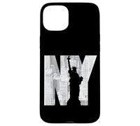 NY Skyline Statue of Liberty Urban Design Carcasa para iPhone 15 Plus