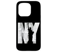 NY Skyline Statue of Liberty Urban Design Carcasa para iPhone 15 Pro