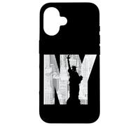 NY Skyline Statue of Liberty Urban Design Carcasa para iPhone 16
