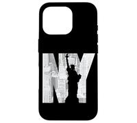 NY Skyline Statue of Liberty Urban Design Carcasa para iPhone 16 Pro