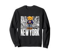 NY Teddy Bear New York City Stories - Cute Bear City Illustr Sudadera