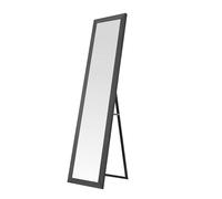 Nyana Espejo de Pie Cuerpo Entero Nórdico 140x35 cm Home | Espejo de Pie o de Pared | Marco MDF | Blanco/Beige/Gris | Estilo Escandinavo para Dormitorio o Vestidor (Gris)