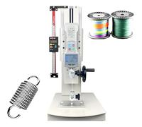 NYANS Máquina Digital De Ensayo De Tracción De 10-2000 N, Soporte Manual para Dinamómetro, Carrera De 270 mm, con 5 Sondas, para Textiles, Deportes, Investigación Científica y Pesca withRuler-20N