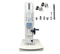 NYANS Máquina Digital De Ensayos De Tracción, Dinamómetro Manual con 5 Sondas, Banco De Pruebas De Fuerza Vertical con Manivela, Comprobador Digital De Presión De Tracción Standard-200N